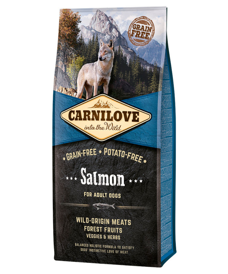 Se Carnilove Adult Salmon, 12 kg hos Specialbutikken