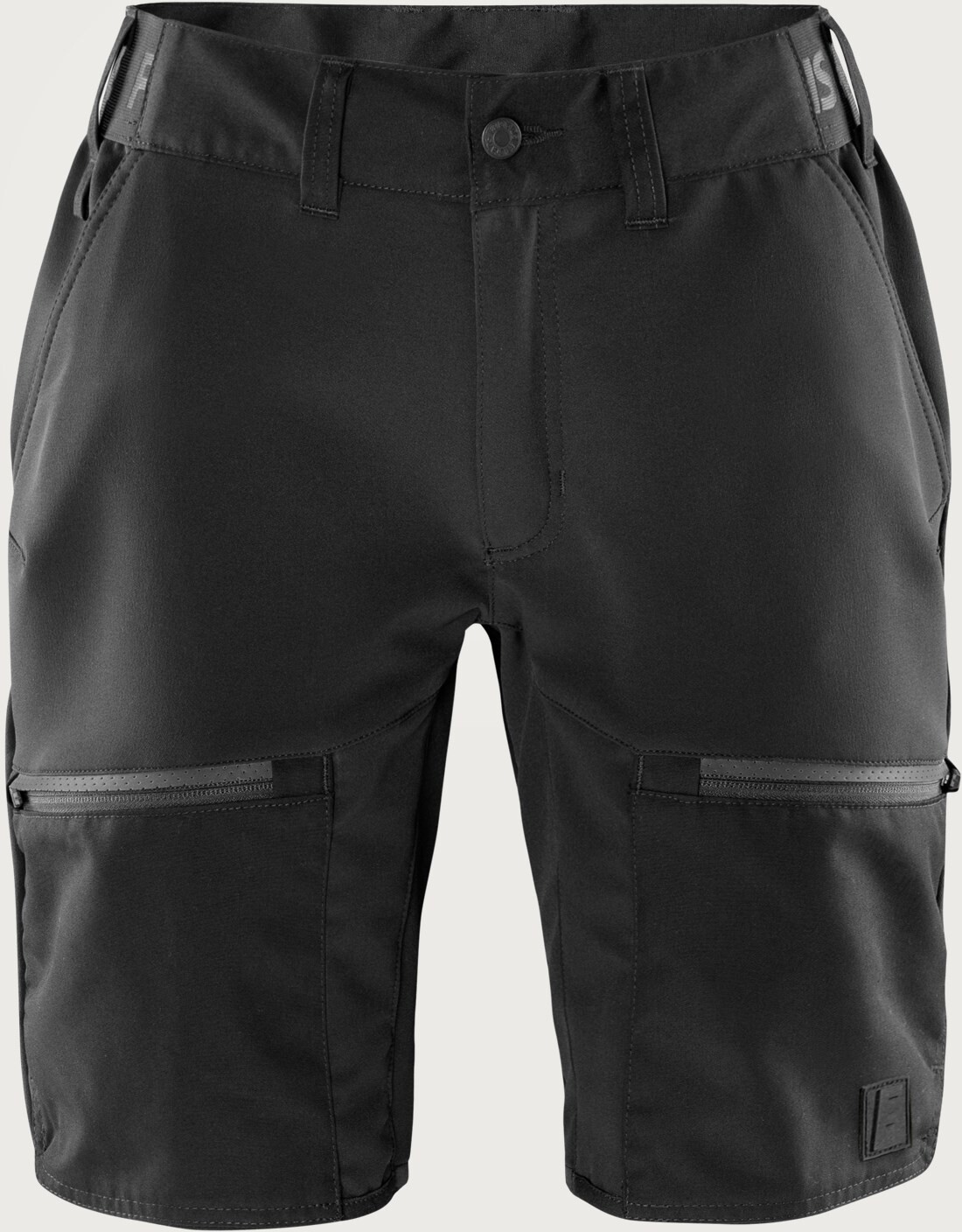 Kansas/Fristads Carbon Semistretch Outdoor Shorts - Dame (Sort, S)