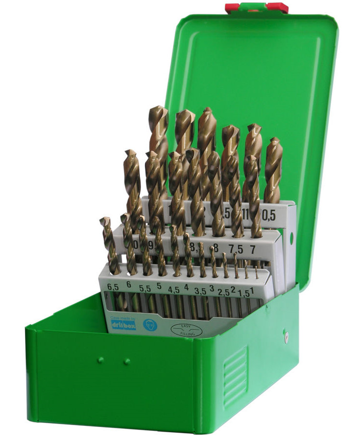 DJ Tools Spiralborsæt HSS-Co5 1-13 mm