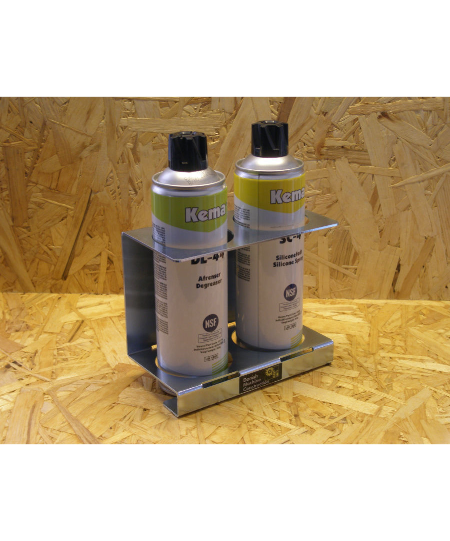 Holder til spraydåser m/ 2 rum