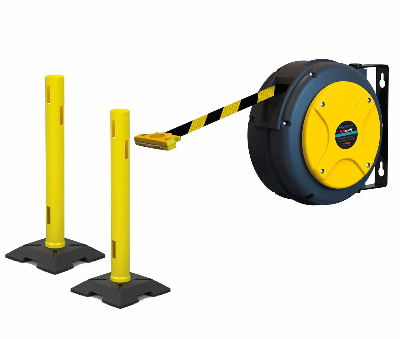 Flowconcept Afmærkningssæt m/ Aut. Opruller + Afmærkningspæle