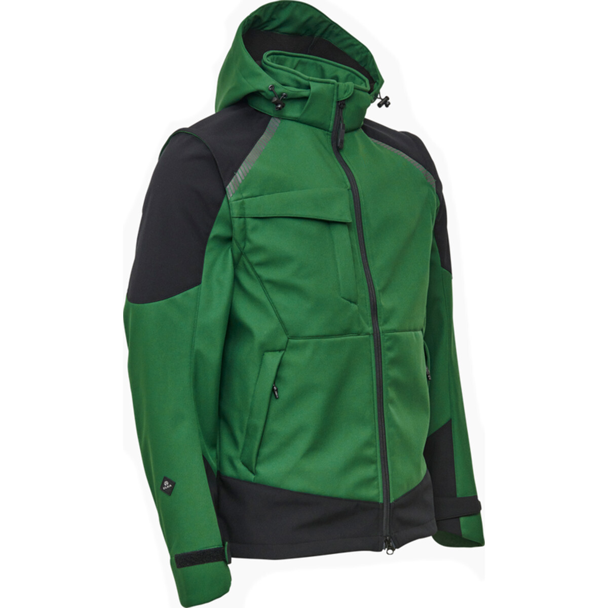 Elka Working Xtreme Softshell (Grøn/Sort, XL)