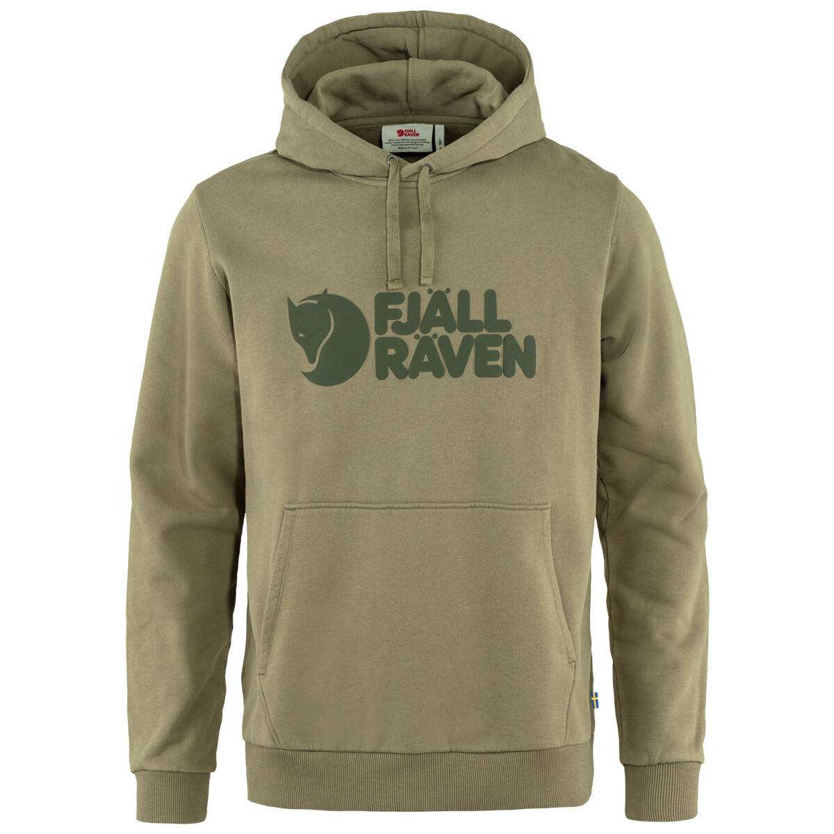 Fjallraven Logo Hoodie M Light Olive Xl
