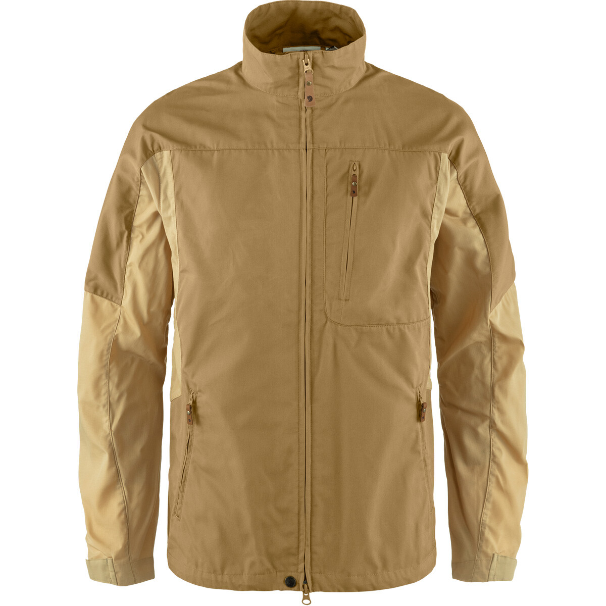 Fjällräven Övik Stencollar Jakke - Herre (B. Brown/D. Beige, M)