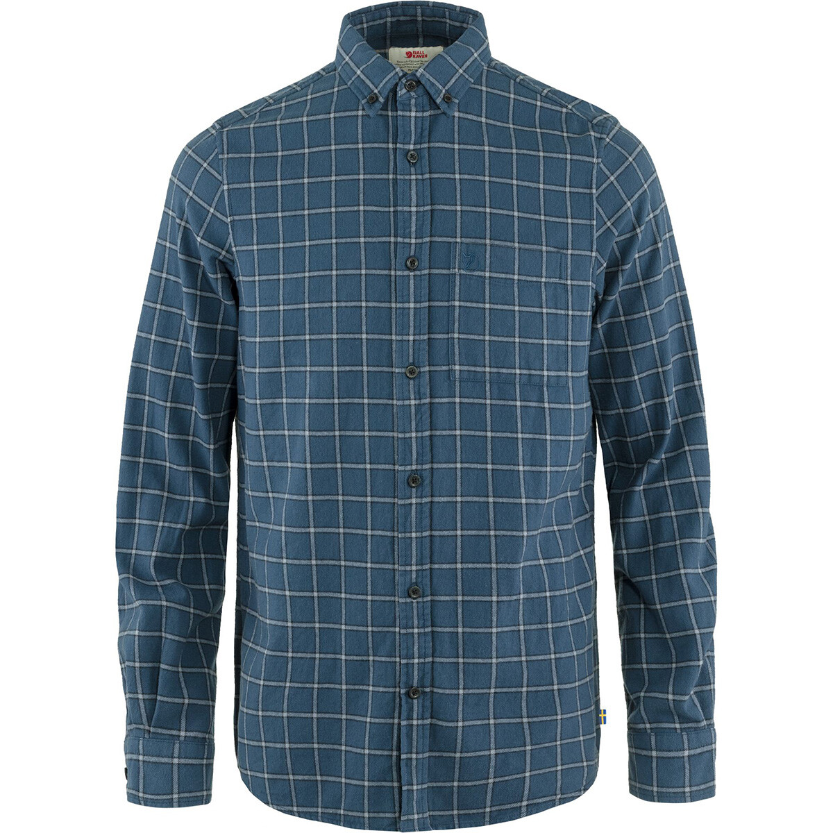 Billede af Fjällräven Övik Flannel Shirt (Indigo Blue/F.Grey, XL) hos Specialbutikken