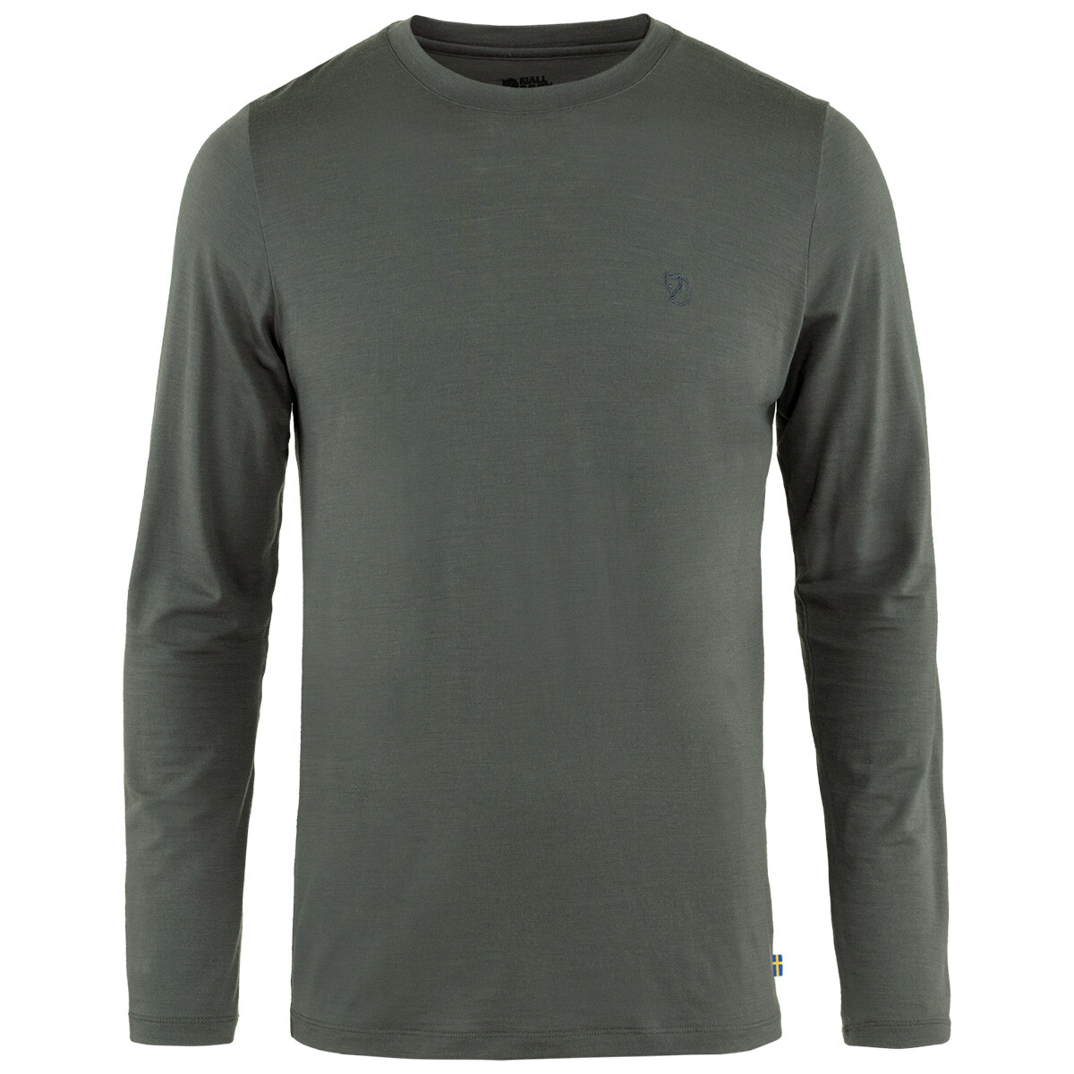 Fjällräven Mens Abisko Wool L/S (Grå (BASALT/050) Large)