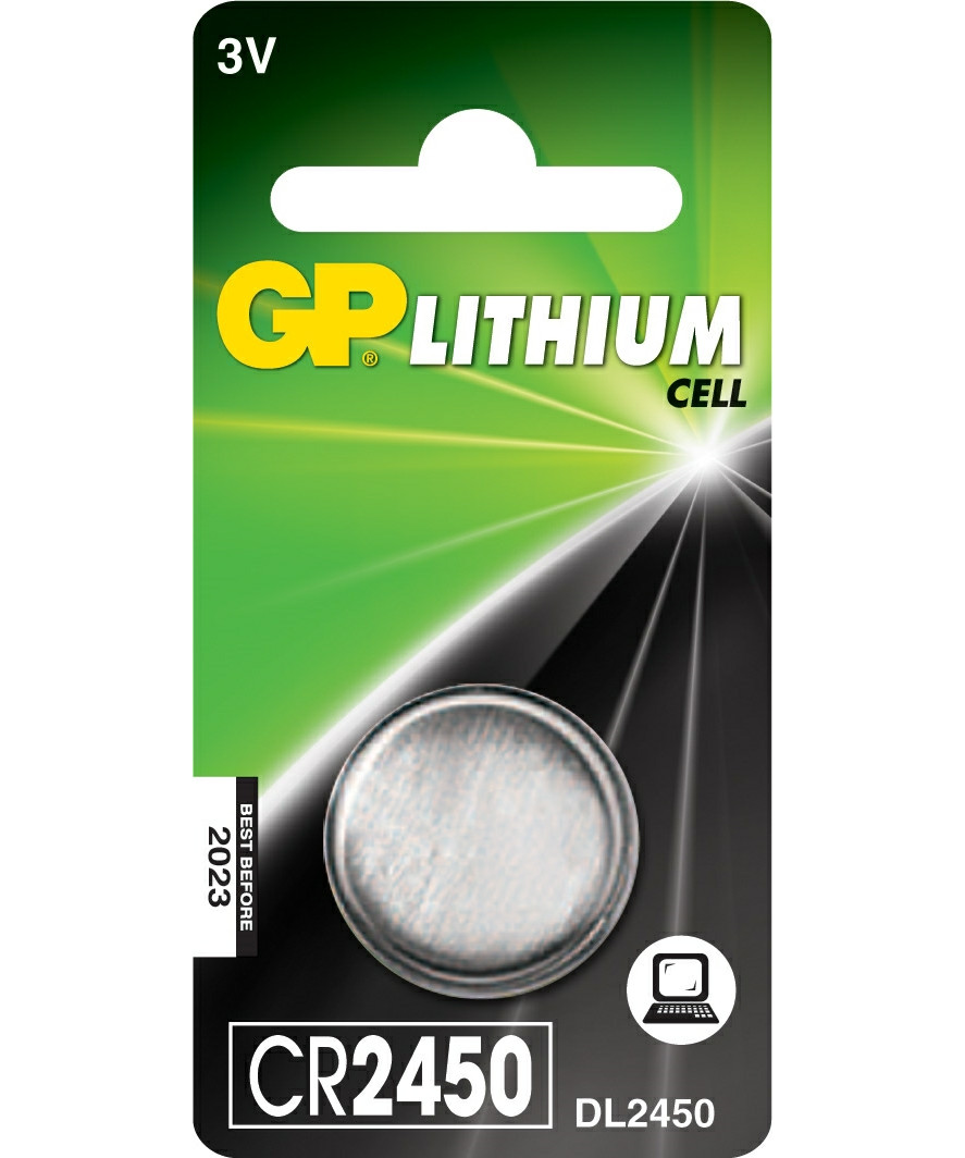 Billede af GP batteri Lithium 3V CR2450 1 stk. hos Specialbutikken