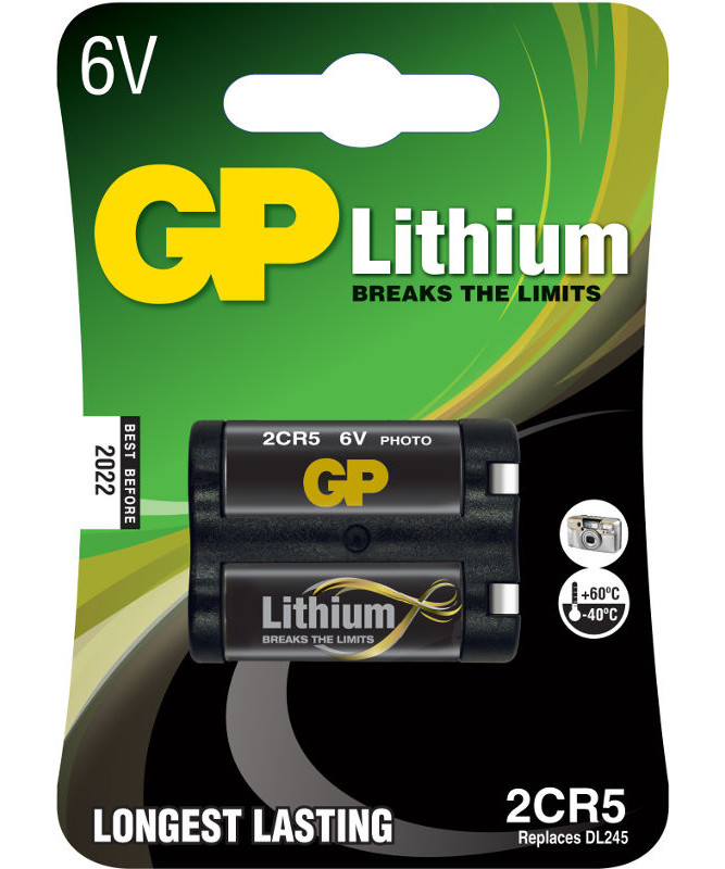 Billede af GP batteri Lithium 2CR5 6V 1 stk. hos Specialbutikken
