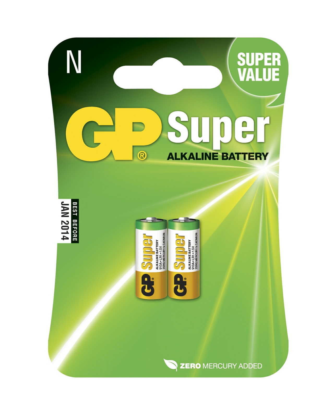 Billede af GP batterier Super Alkaline N/LR1 2 stk. hos Specialbutikken