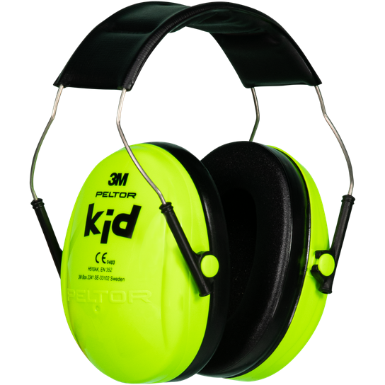 Billede af 3M Peltor Kid høreværn (Neongrøn) hos Specialbutikken