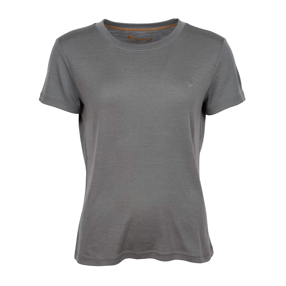 Se Pinewood Travel Merino T-shirt dame (Grey, S) hos Specialbutikken