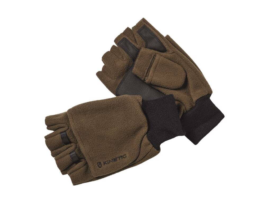 Se Kinetic Wind Stop Foldover Mitt Handsker Green XL hos Specialbutikken