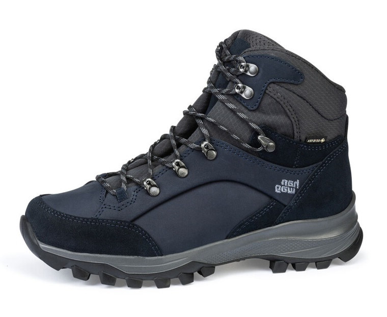 Se Hanwag Banks SF EXTRA Lady GTX vandrestøvle (Navy/Asphalt, 4/37) hos Specialbutikken