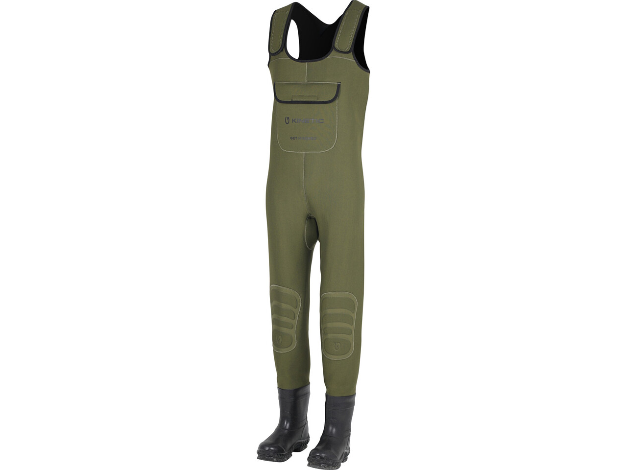 Kinetic Neoclassic Bootfoot Waders (Cleated Green, 40-41)
