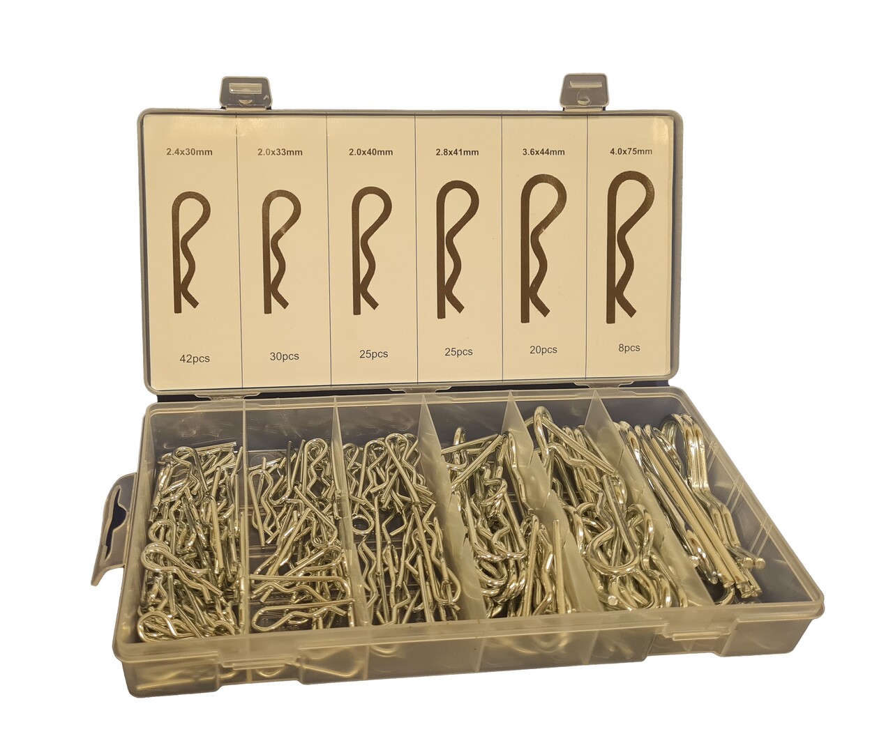 Hårnålesplit Sortiment 150 dele