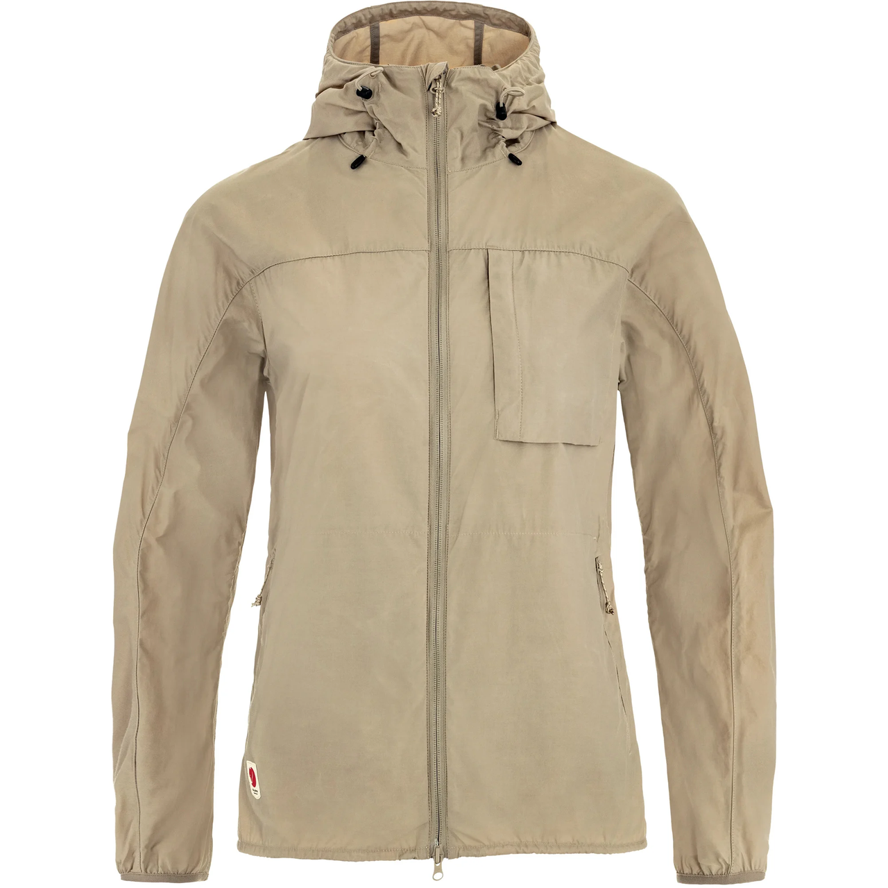 Fjällräven Womens High Coast Wind Jacket (Beige (FOSSIL/118) Medium)