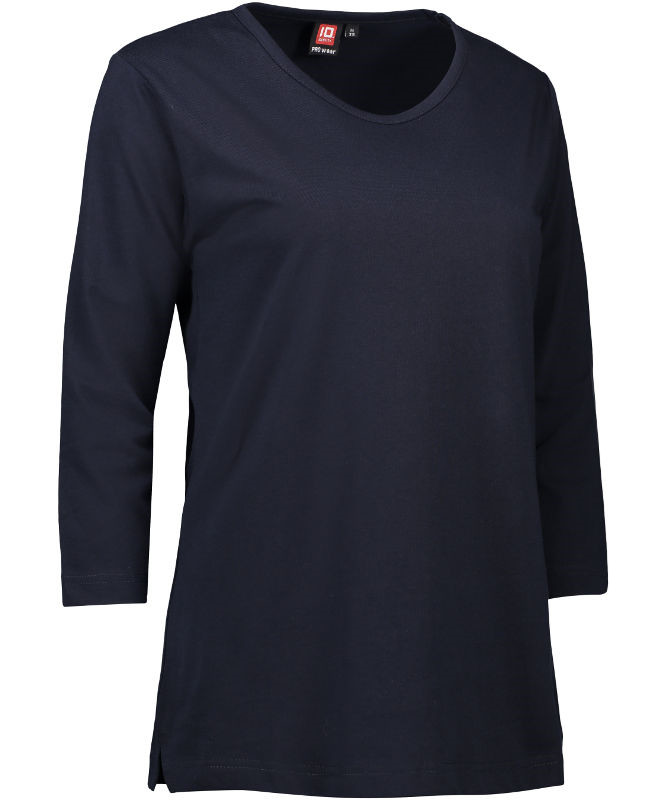 ID Pro Wear T-shirt 3/4 arm - dame (Navy, 2XL)