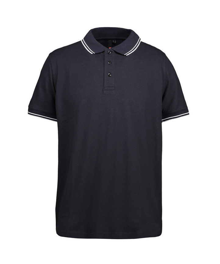 ID herre polotrøje (Navy, S)