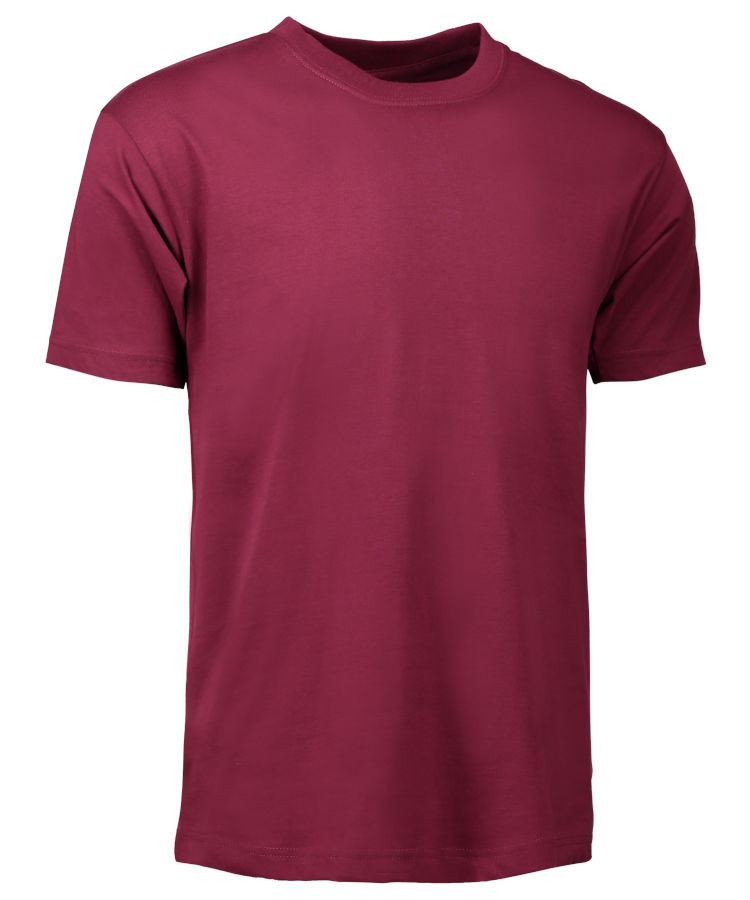 ID T-Time T-shirt - Herre (Bordeaux, 2XL)