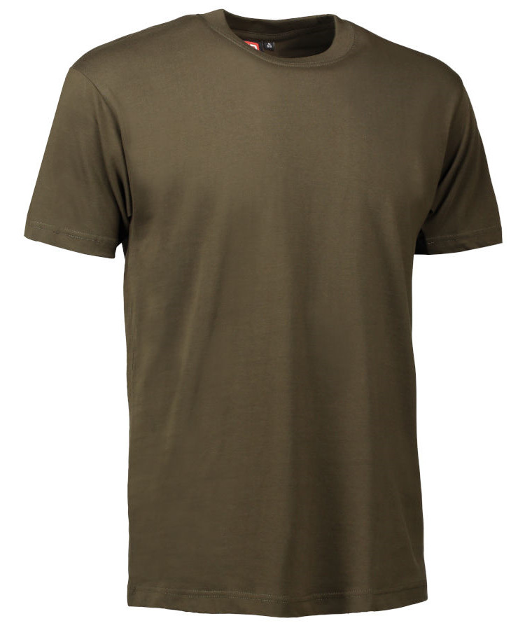 Se ID T-Time T-shirt (Oliven, 2XL) hos Specialbutikken
