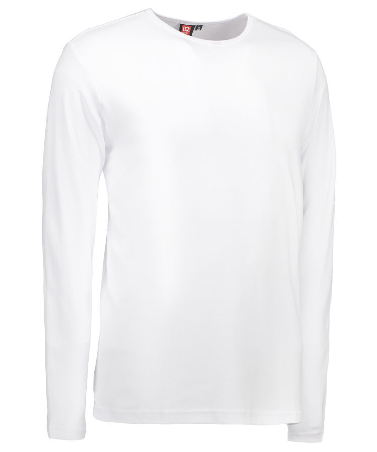 Billede af ID langærmet T-shirt - herre (Hvid, XL) hos Specialbutikken