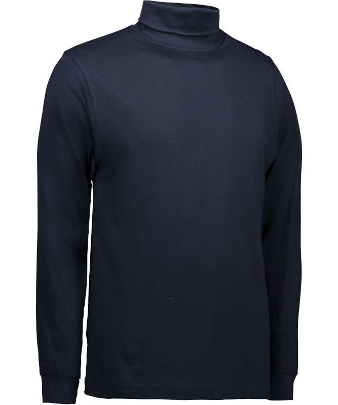 Se ID langærmet T-shirt m/ rullekrave (Navy, 2XL) hos Specialbutikken