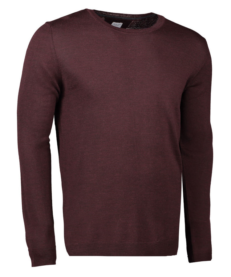 Se Seven Seas S650 The knit-Bordeaux Melange-XL hos Specialbutikken