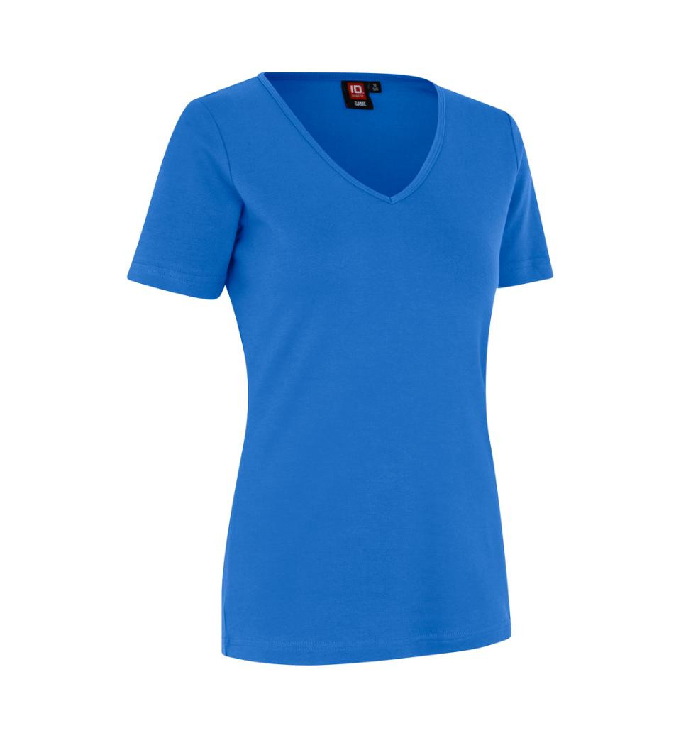 Se ID Interlock T-shirt dame (Azur, L) hos Specialbutikken