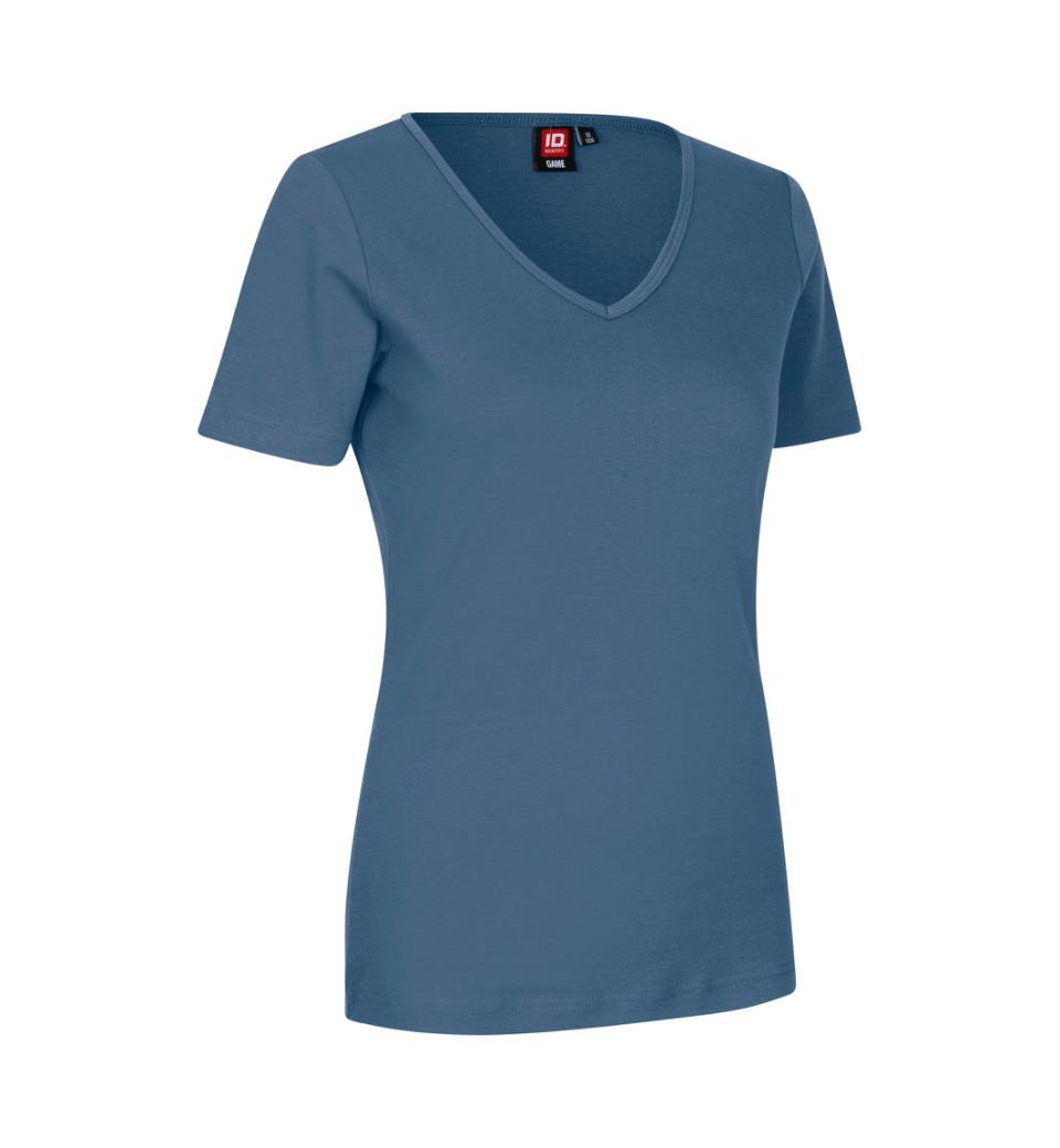 ID Interlock T-shirt dame (Indigo, L)