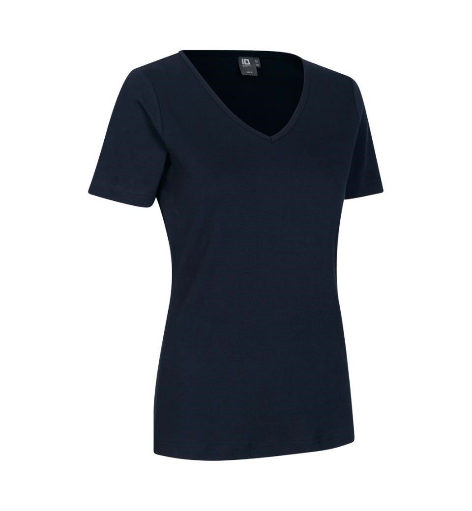 Se ID Interlock T-shirt dame (Navy, L) hos Specialbutikken