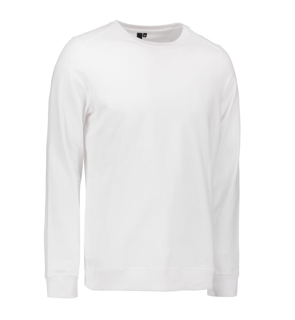 ID Core o&amp;#39;neck sweatshirt - herre (Hvid, L)