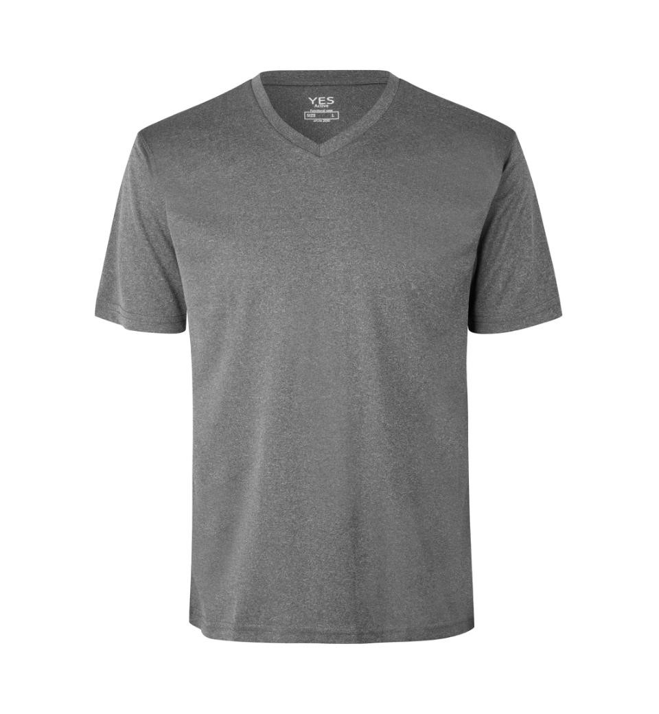 ID YES Active Herre T-shirt (Grå, L) billede