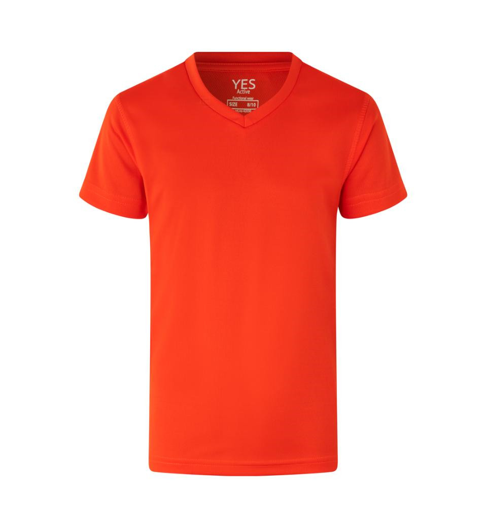 ID YES Active Børne T-shirt (Orange, 8/10)