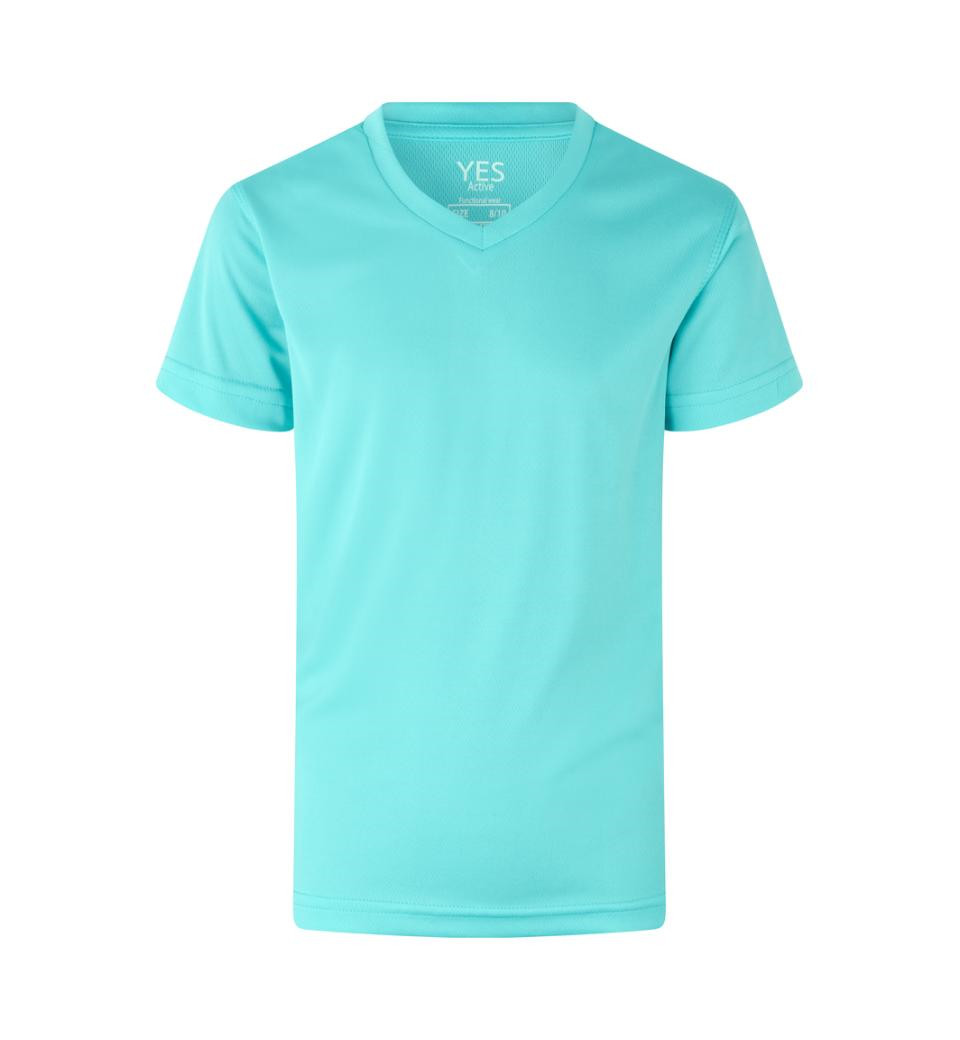 ID YES Active Børne T-shirt (Mint, 12/14 ÅR)