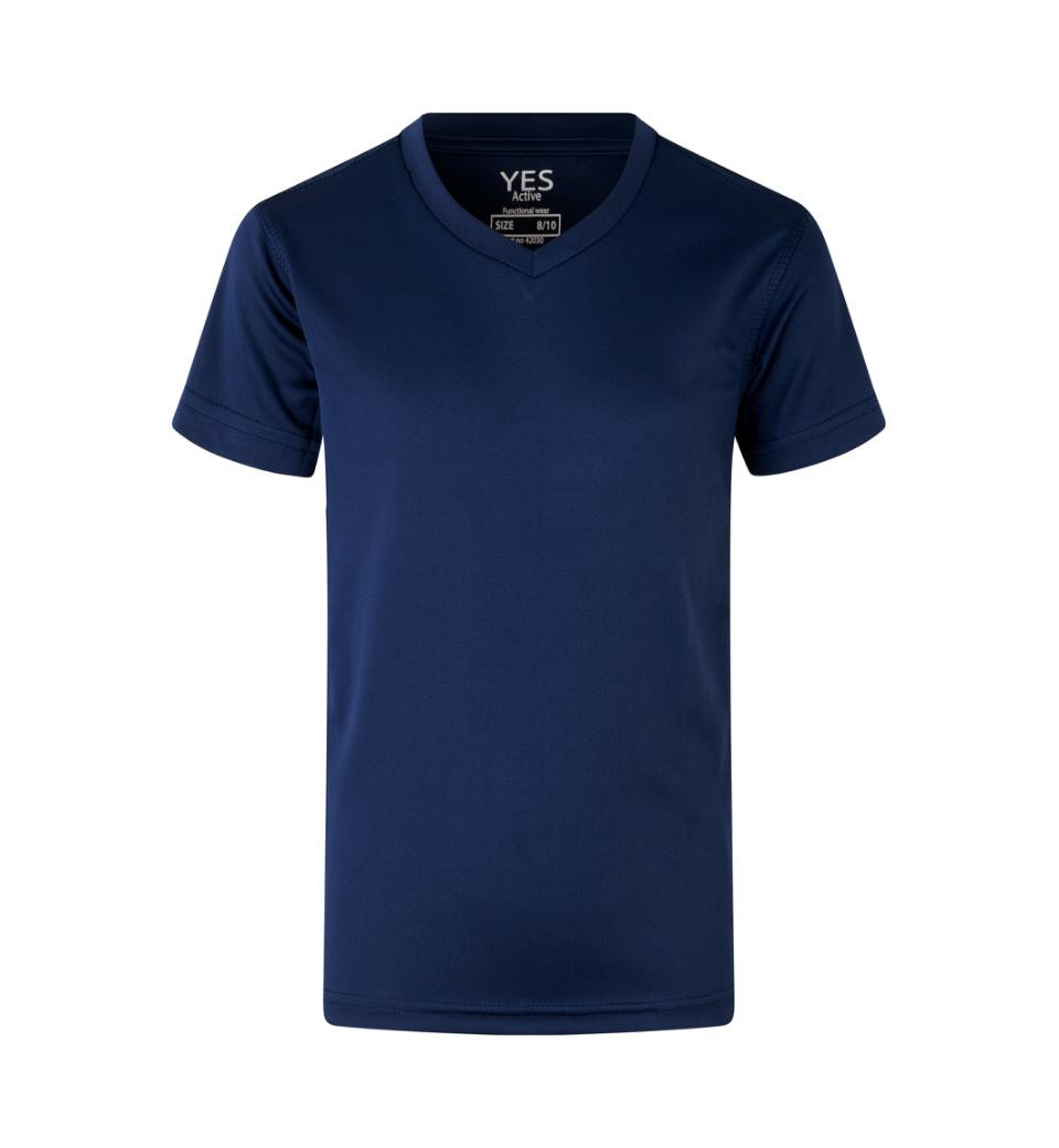 ID YES Active Børne T-shirt (Mørk Kongeblå, 12/14 ÅR)