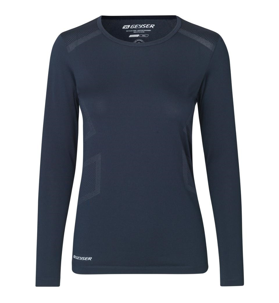 Se Geyser G21021 long-sleeved T-shirt | seamless-Navy-L hos Specialbutikken