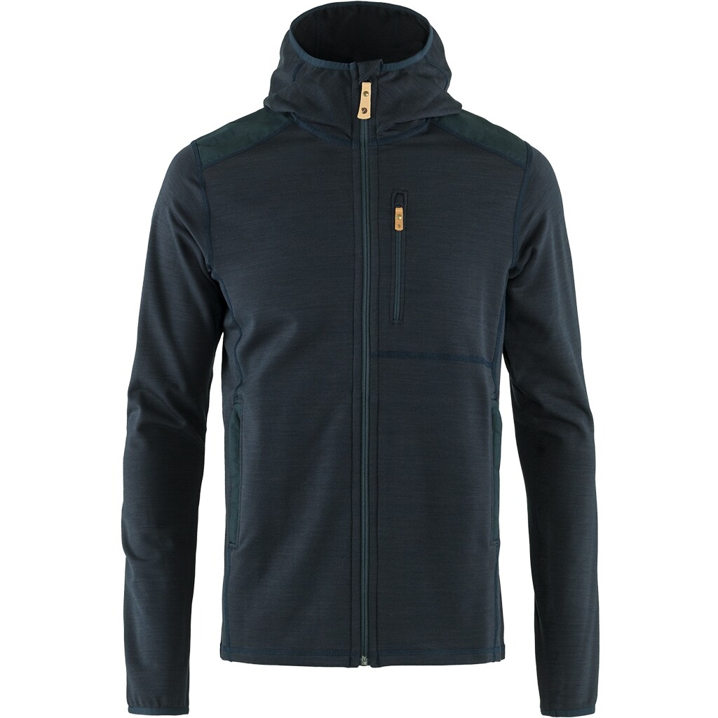 Fjällräven Keb Fleece hættetrøje (Dark Navy, 2XL)