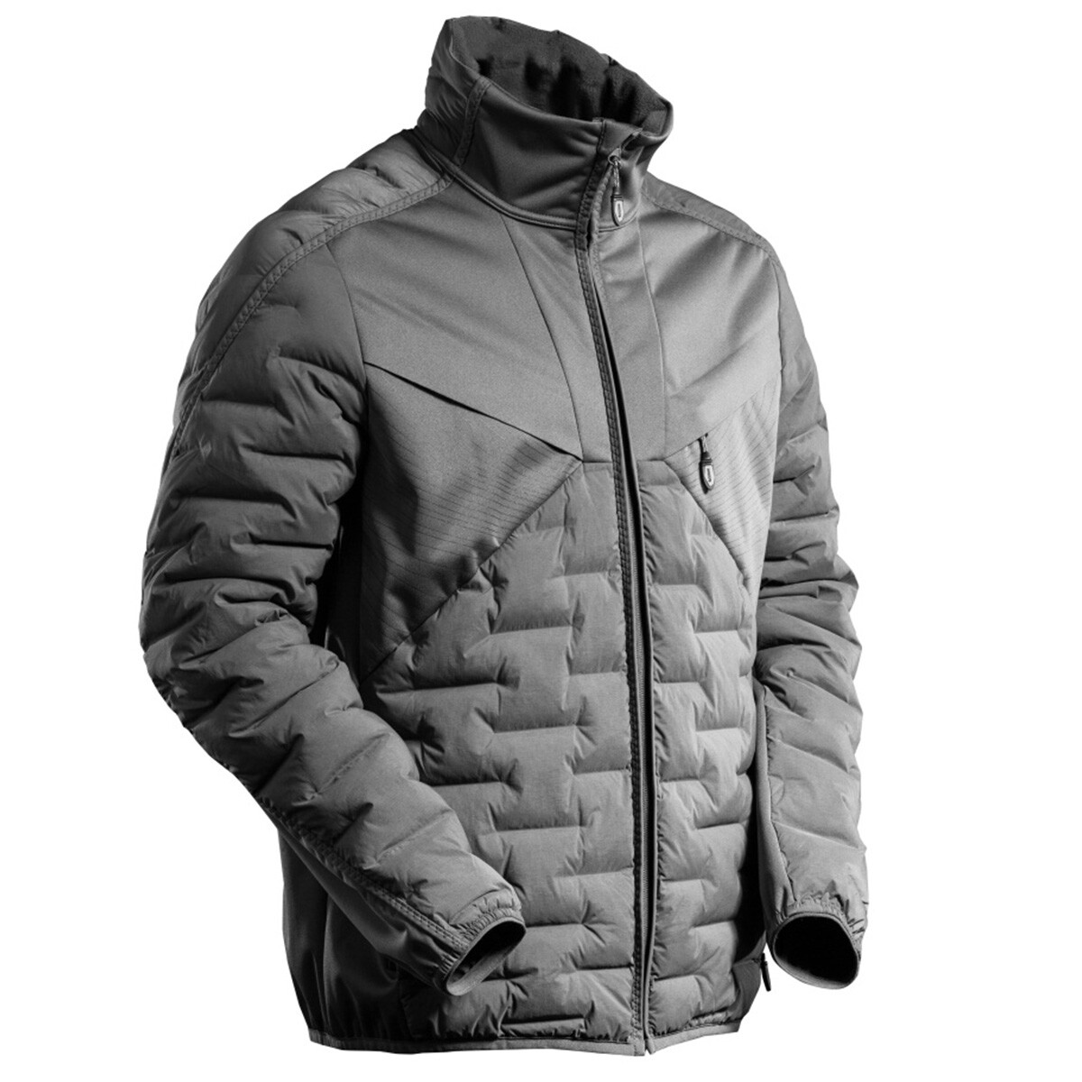 Mascot Quiltjakke med let fór (Stengrå, XL) billede