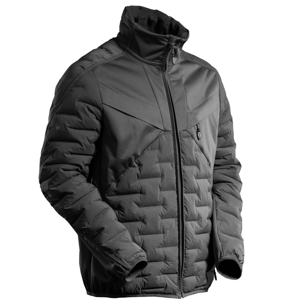 Mascot Quiltjakke med let fór (Sort, L) billede