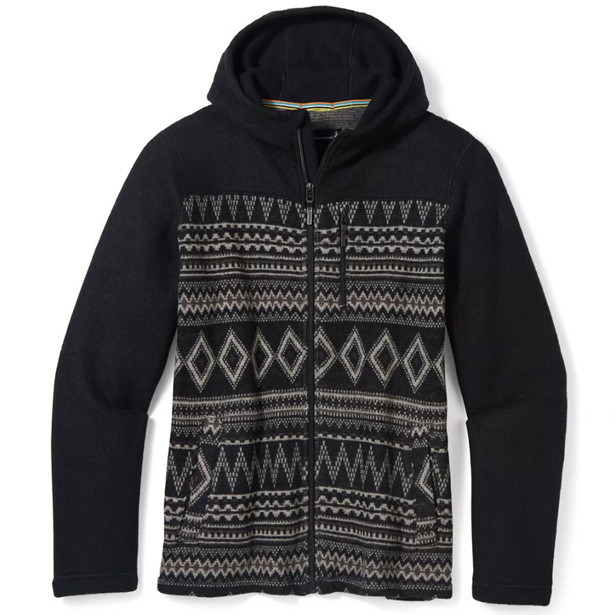 Billede af Smartwool Hudson Trail Fleece Hoodie (Black Fairi, L)