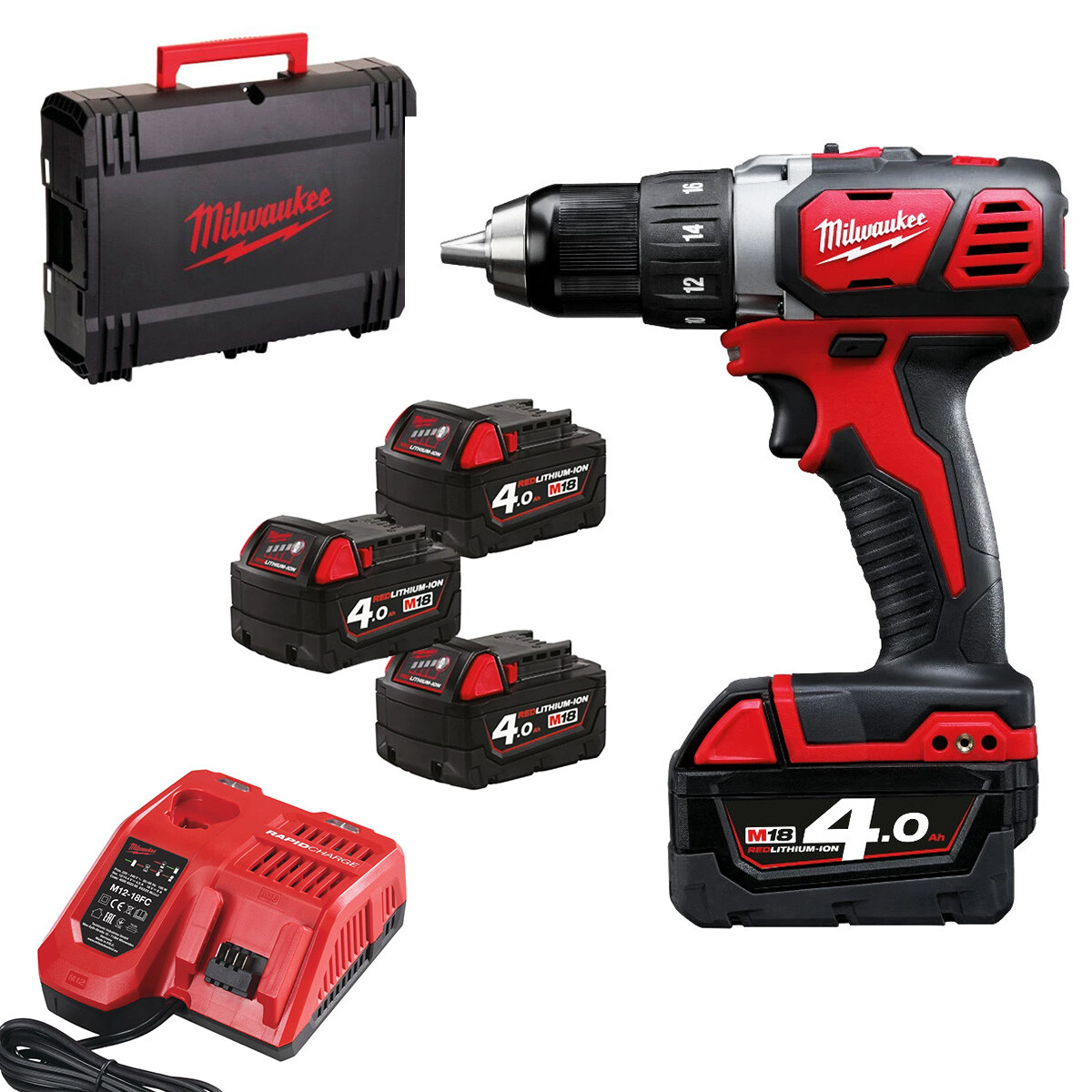 Billede af Milwaukee M18 BDD-403C akku bore-/skruemaskine