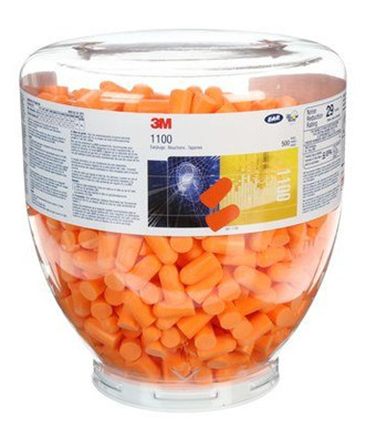 Billede af 3M ørepropper refill beholder m/ 500 par