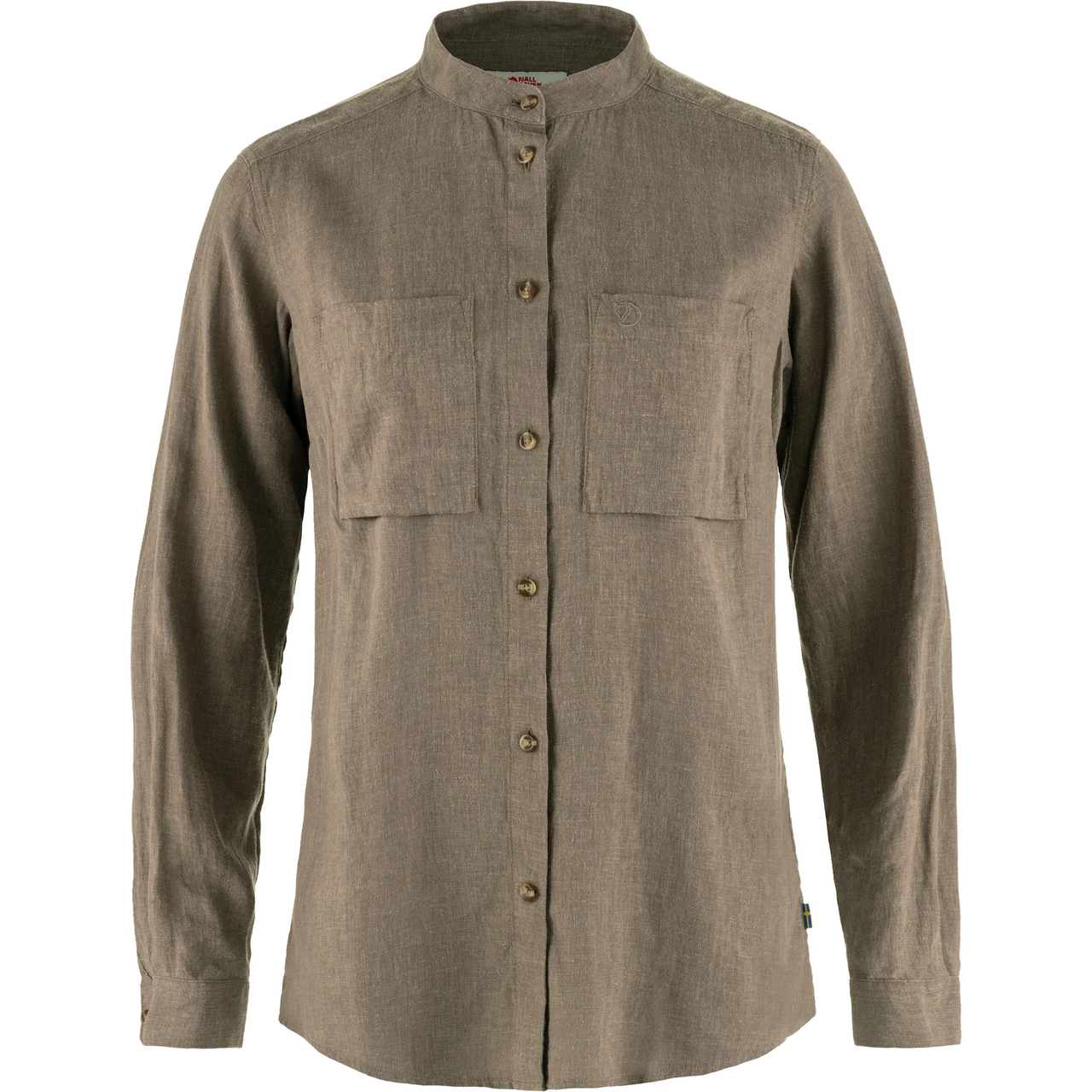 Fjällräven Womens Övik Hemp Shirt L/S (Brun (SUEDE BROWN/244) Small)