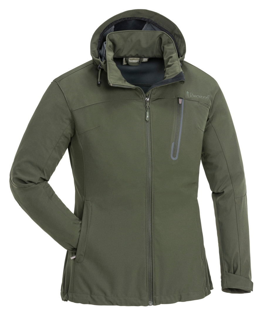 Wilda Stretch Shell Dame Moss Green