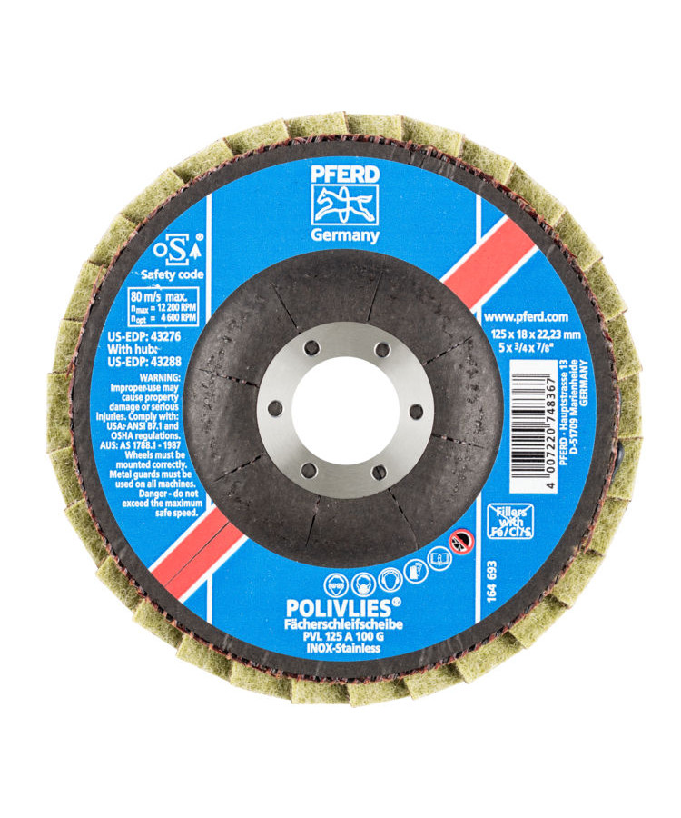 Pferd Polifan lamelslibeskive Ø125 grov