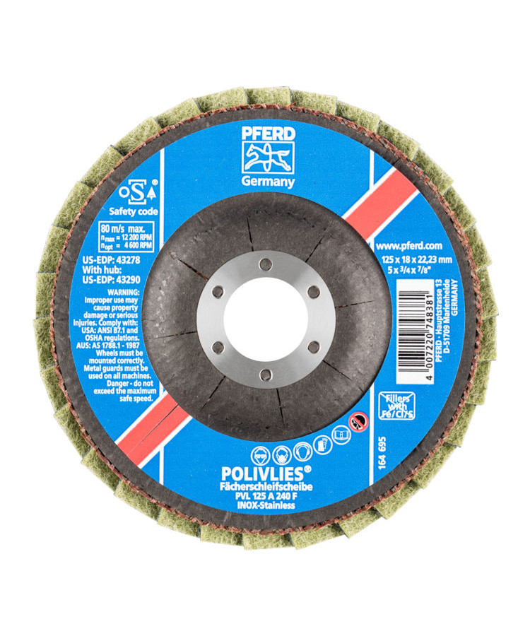 Pferd Polifan lamelslibeskive Ø125 fin