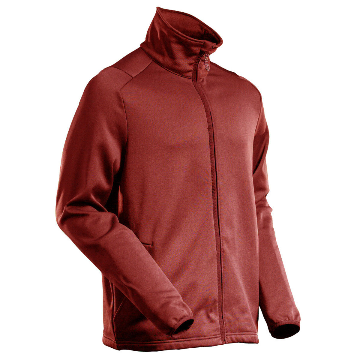 Mascot Fleecetrøje med lynlås (Efterårsrød, L) billede