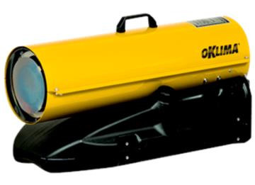 Oklima direkte fyret oliekanon SD70