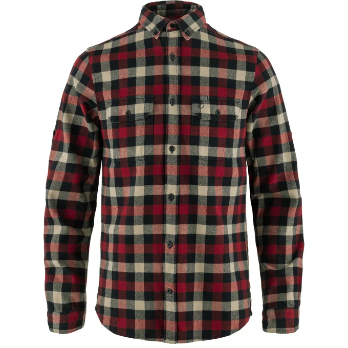 Fjällräven Mens Skog Shirt (Blå (DARK NAVY-RED/555-320) XX-large)