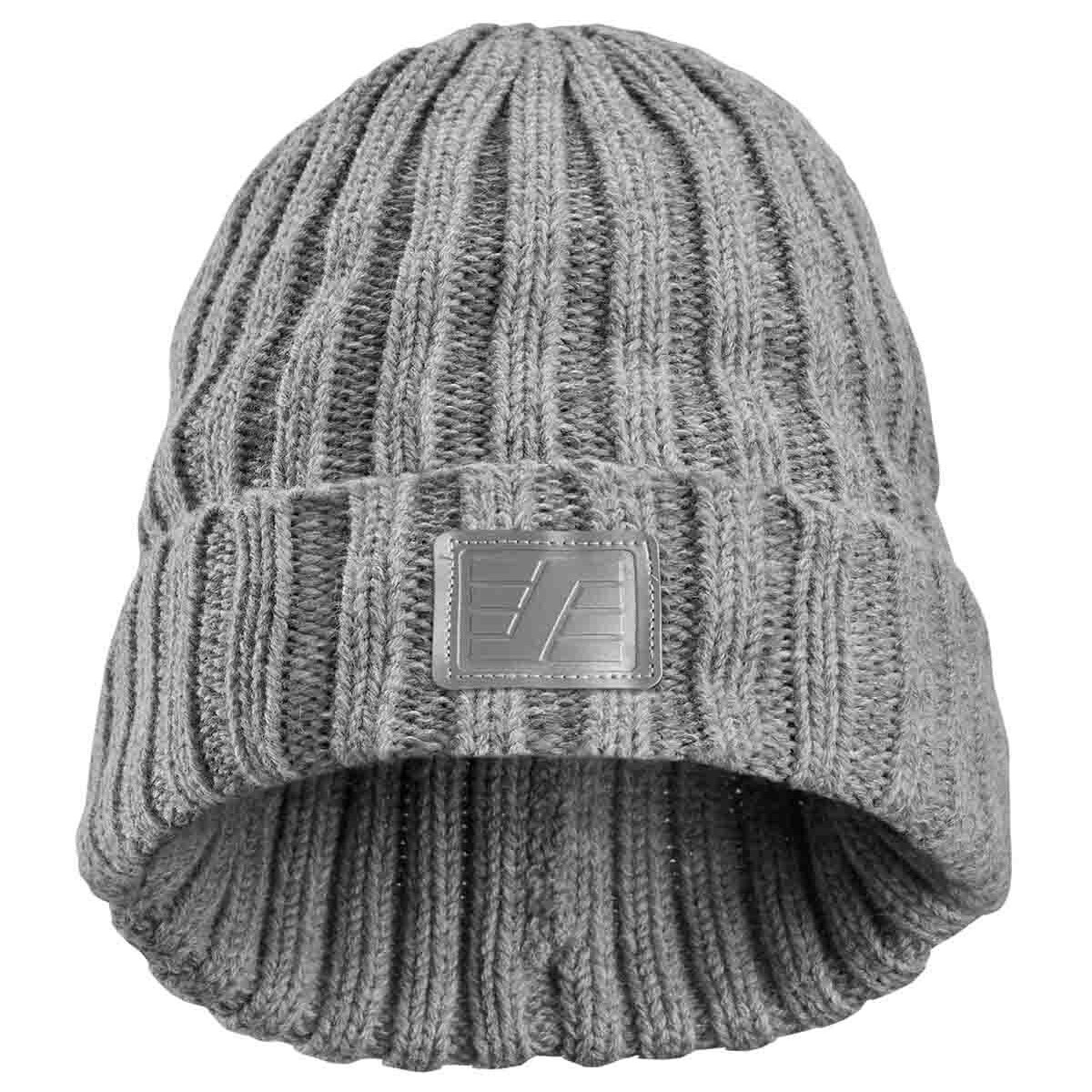 Billede af Snickers Beanie med refleks (Lys Gråmeleret, One Size)